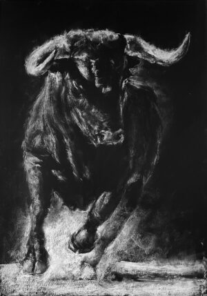 Bulls parade <span style=font-weight:300>/ Original Drawing</span>